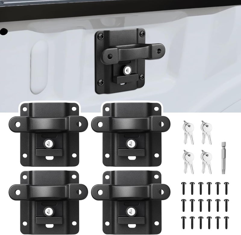 RVgolf 4PCS Tie Down Anchors fit for Ford F150 F250 F350 &Raptor (Include Lightning) 2015-2025 2026 Truck Bed Tie Downs Replacement for Boxlink Bed Tie Downs# FL3Z-99000A64-B Automotive Accessories - Image 1